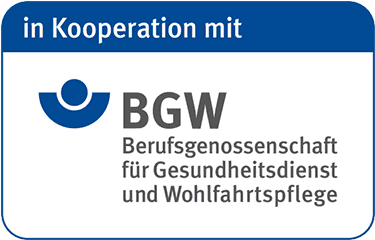 In Kooperation mit der BGW - Berufsgenossenschaft für Gesundheitsdienst und Wohlfahrtspflege